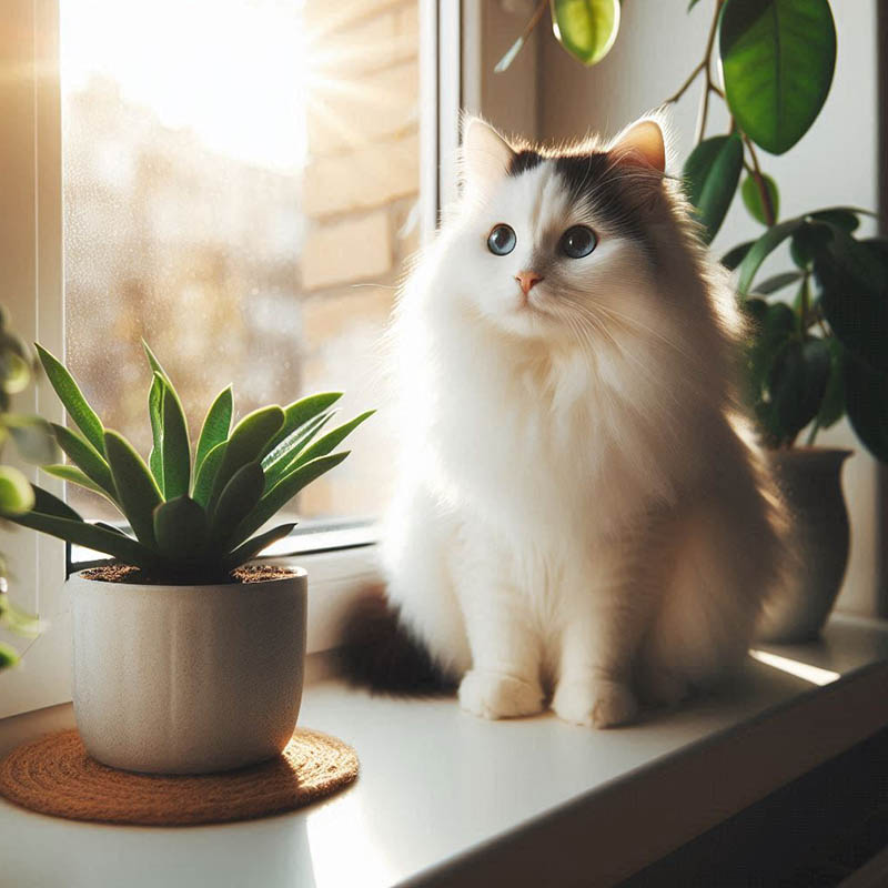 عکس گربه بنفش واقعی