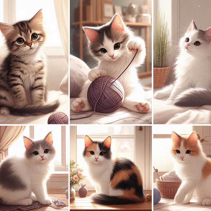 عکس گربه بنفش واقعی