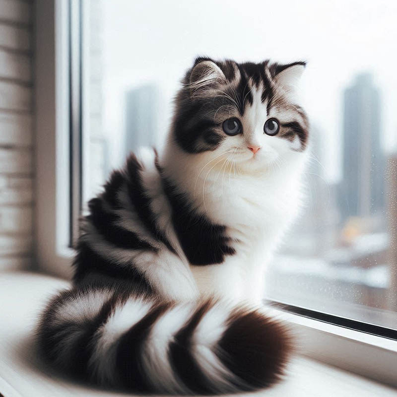 عکس گربه بنفش واقعی